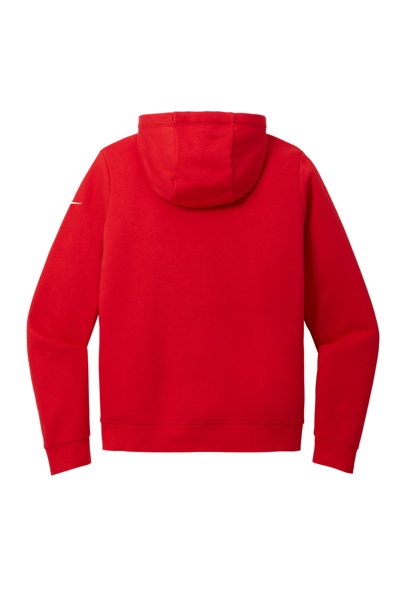 Nike Women's Club Fleece Sleeve Swoosh Full-Zip Hoodie - University Red