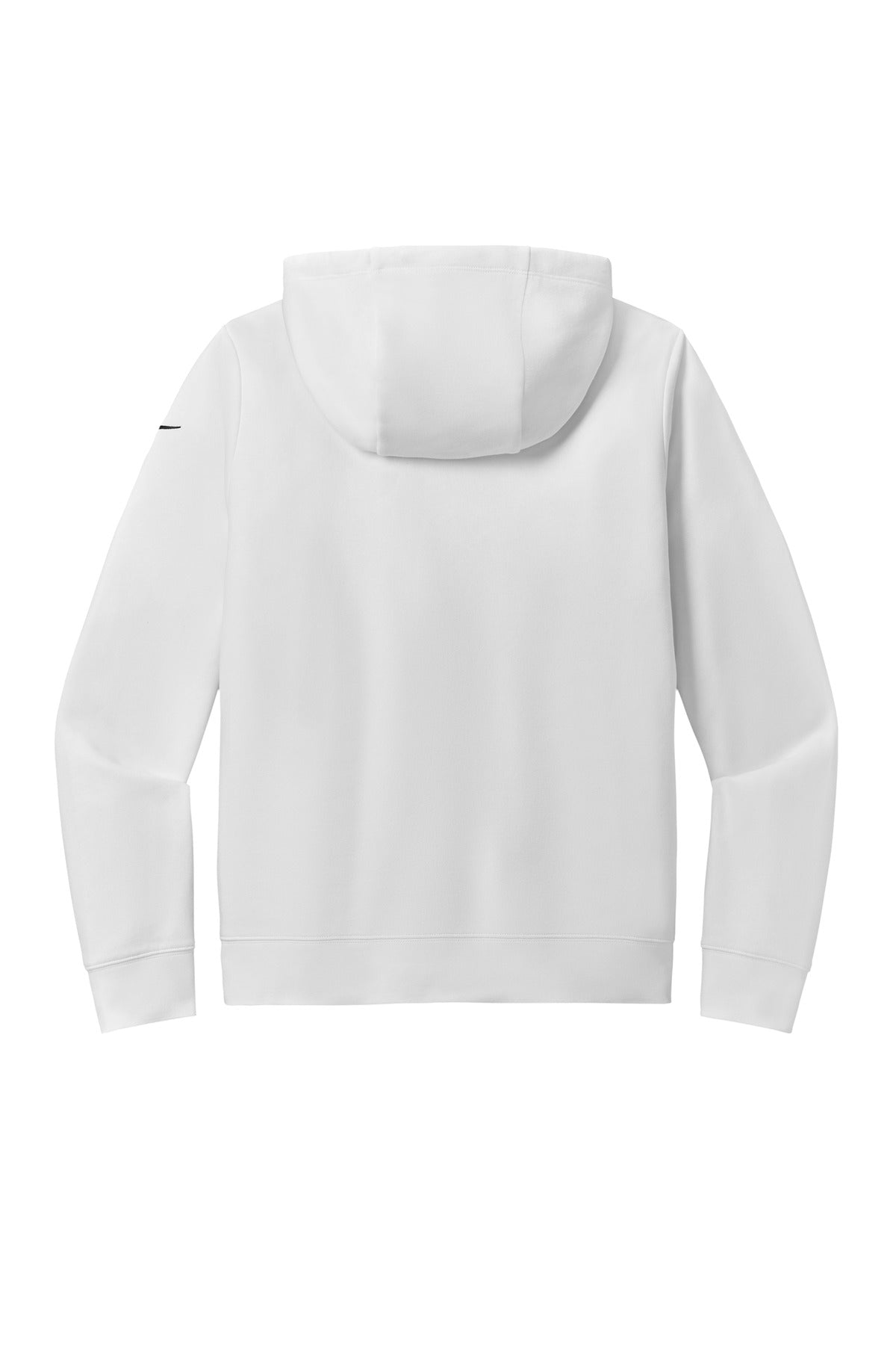 Nike Women's Club Fleece Sleeve Swoosh Full-Zip Hoodie - White