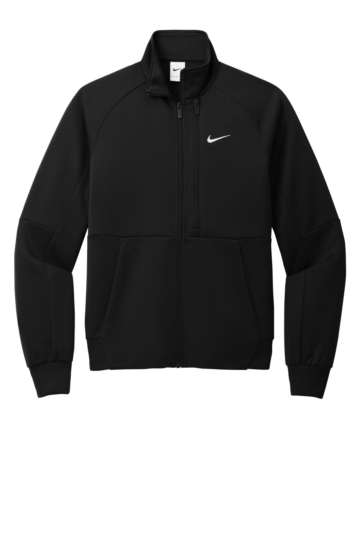 Nike Full-Zip Chest Swoosh Jacket - Black