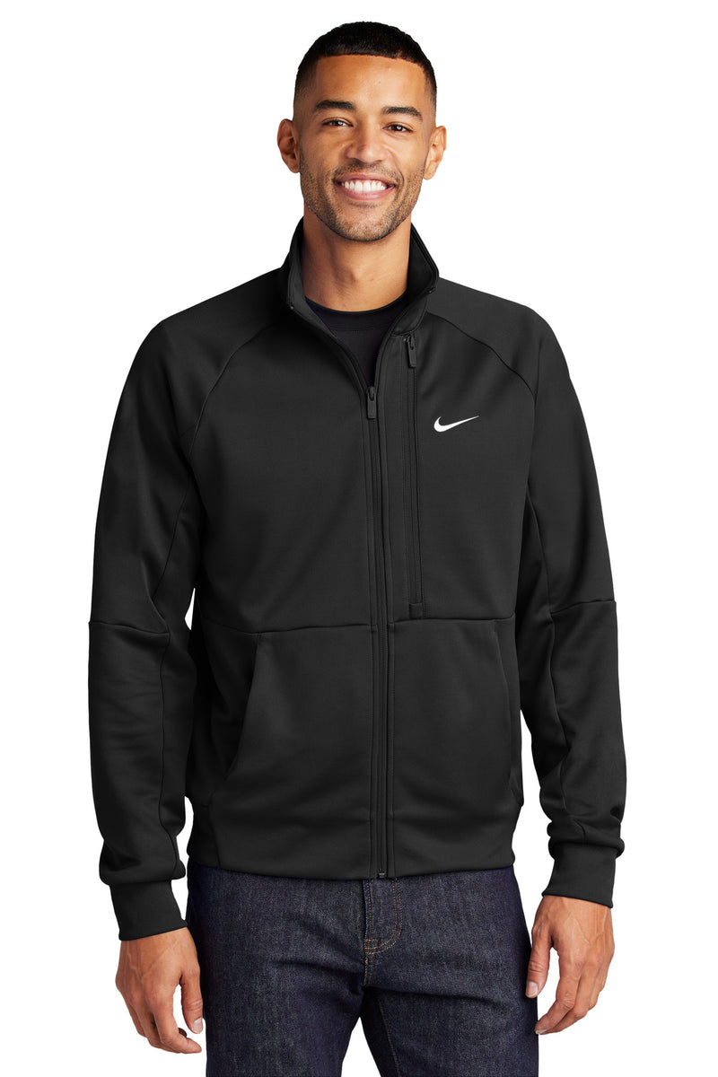 Nike Full-Zip Chest Swoosh Jacket - Black