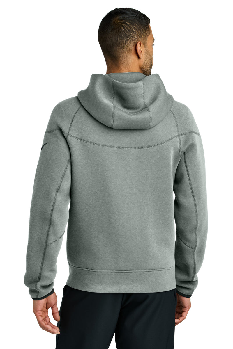 Nike Tech Fleece Full-Zip Hoodie - Dark Grey Heather