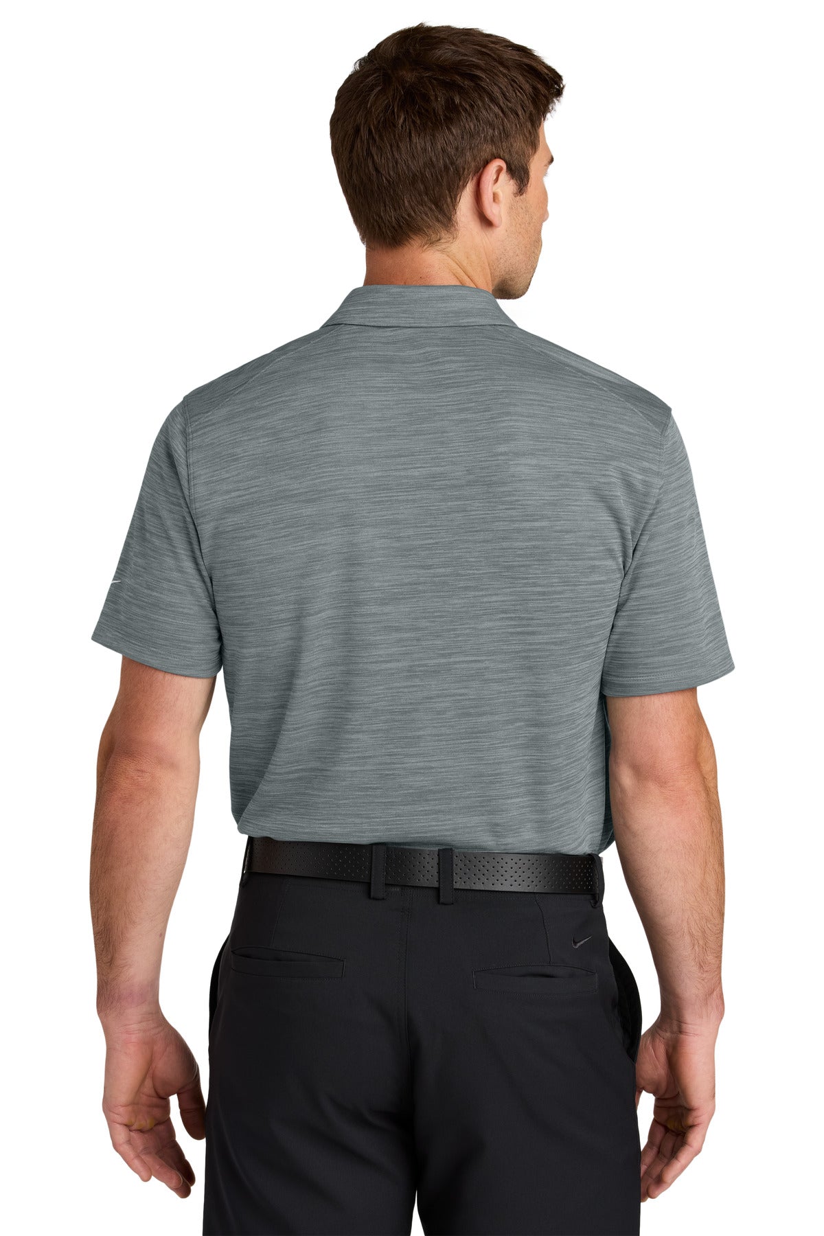 Nike Dri-FIT Striated Polo - Cool Grey