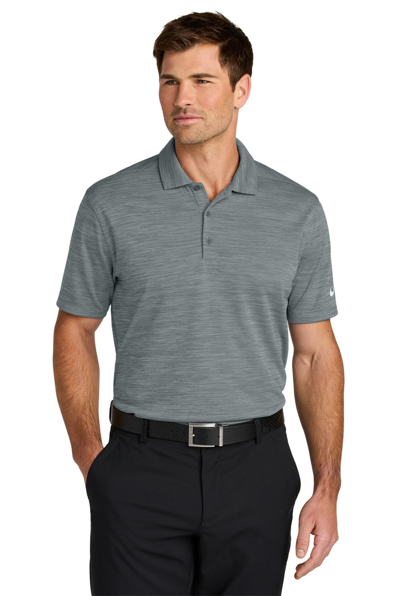 Nike Dri-FIT Striated Polo - Cool Grey