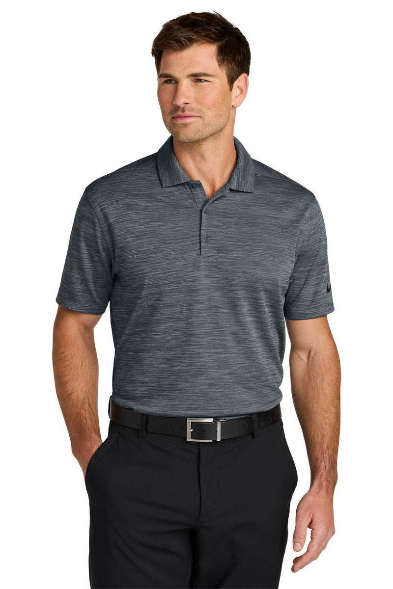Nike Dri-FIT Striated Polo - Dark Grey