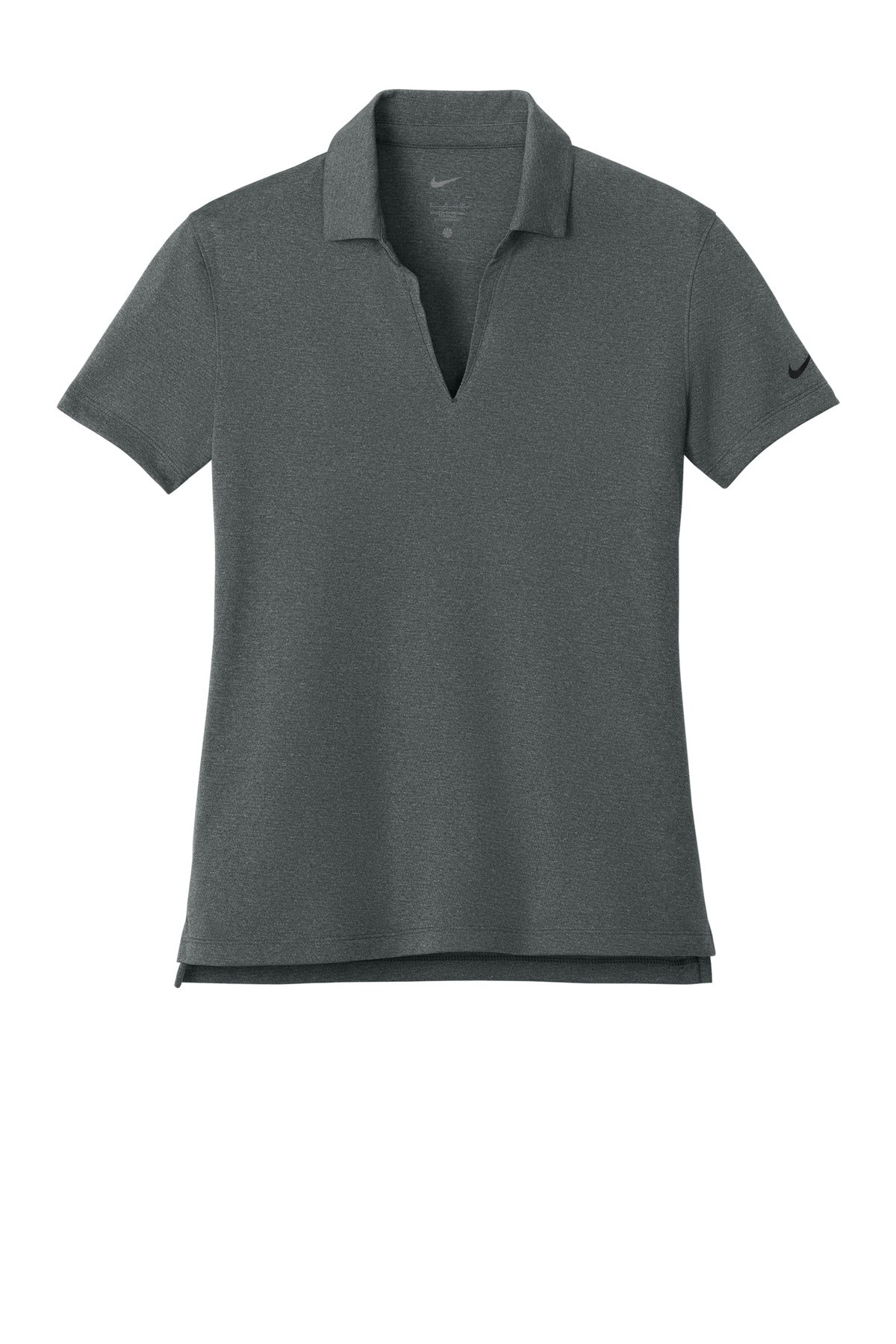 Nike Women's Dri-FIT Smooth Heather Polo - Anthracite Heather
