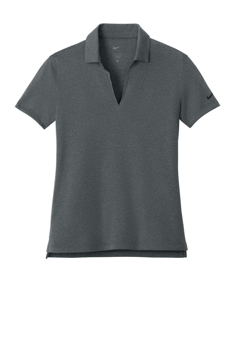 Nike Women's Dri-FIT Smooth Heather Polo - Anthracite Heather
