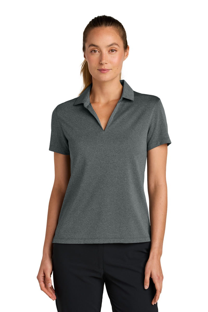Nike Women's Dri-FIT Smooth Heather Polo - Anthracite Heather