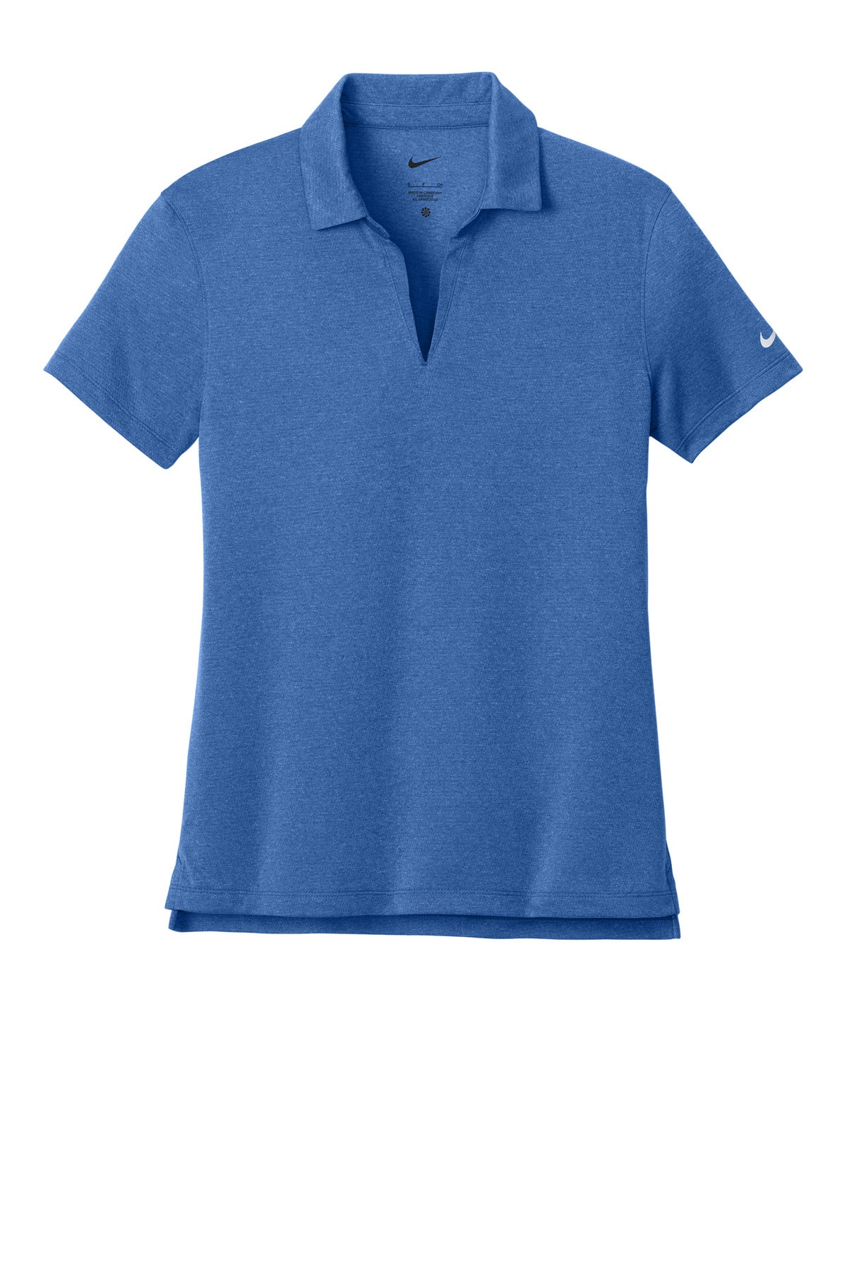 Nike Women's Dri-FIT Smooth Heather Polo - Game Royal Heather