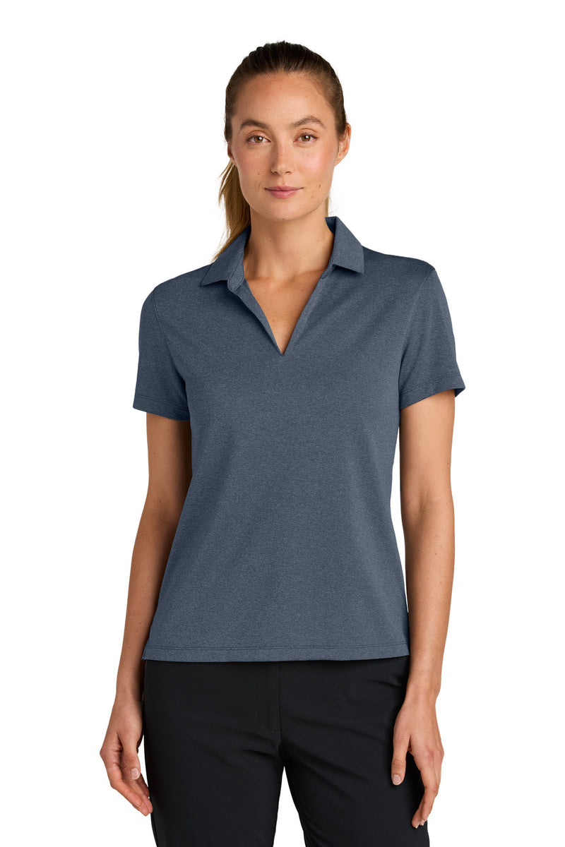 Nike Women's Dri-FIT Smooth Heather Polo - Navy Heather