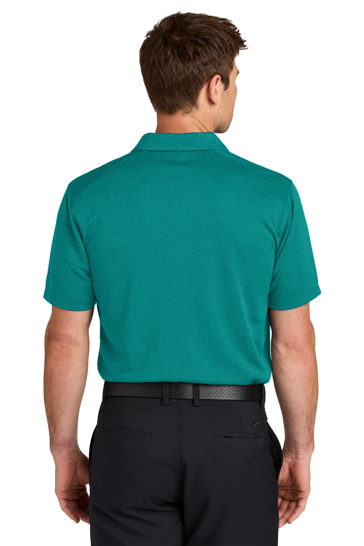 Nike Dri-FIT Smooth Heather Polo - Bright Spruce Heather