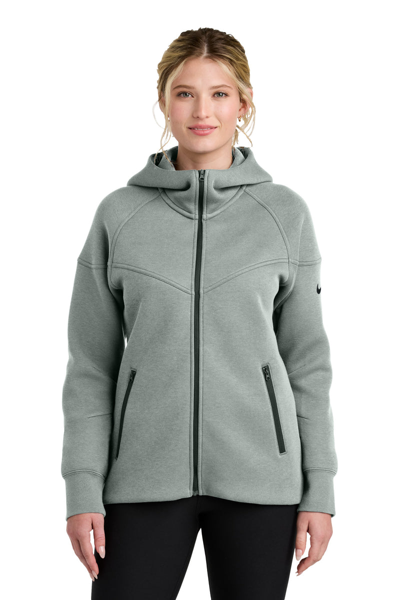 Nike Women's Tech Fleece Full-Zip Hoodie - Dark Grey Heather