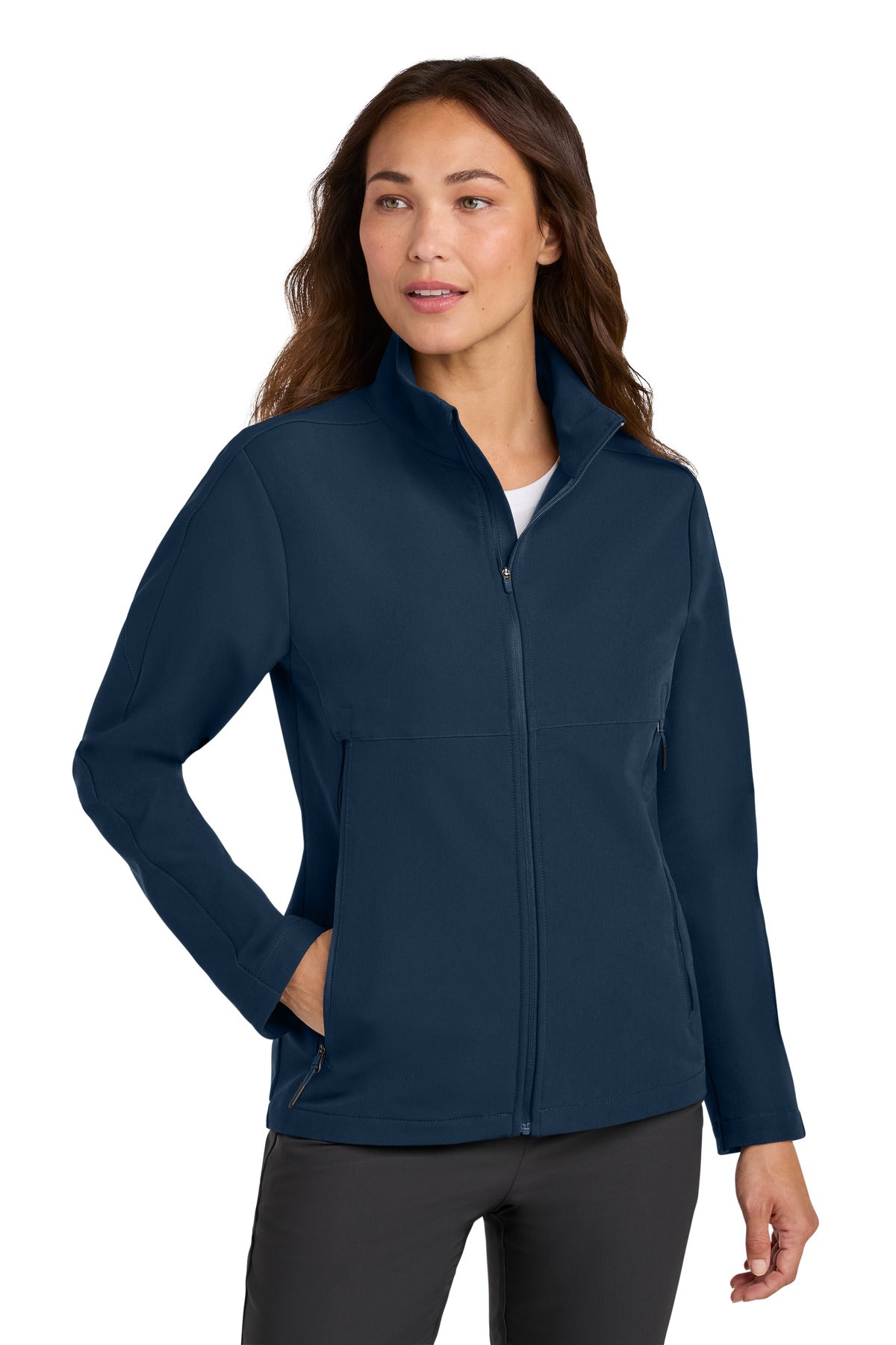 Nike Women's Full-Zip Soft Shell Jacket - Navy
