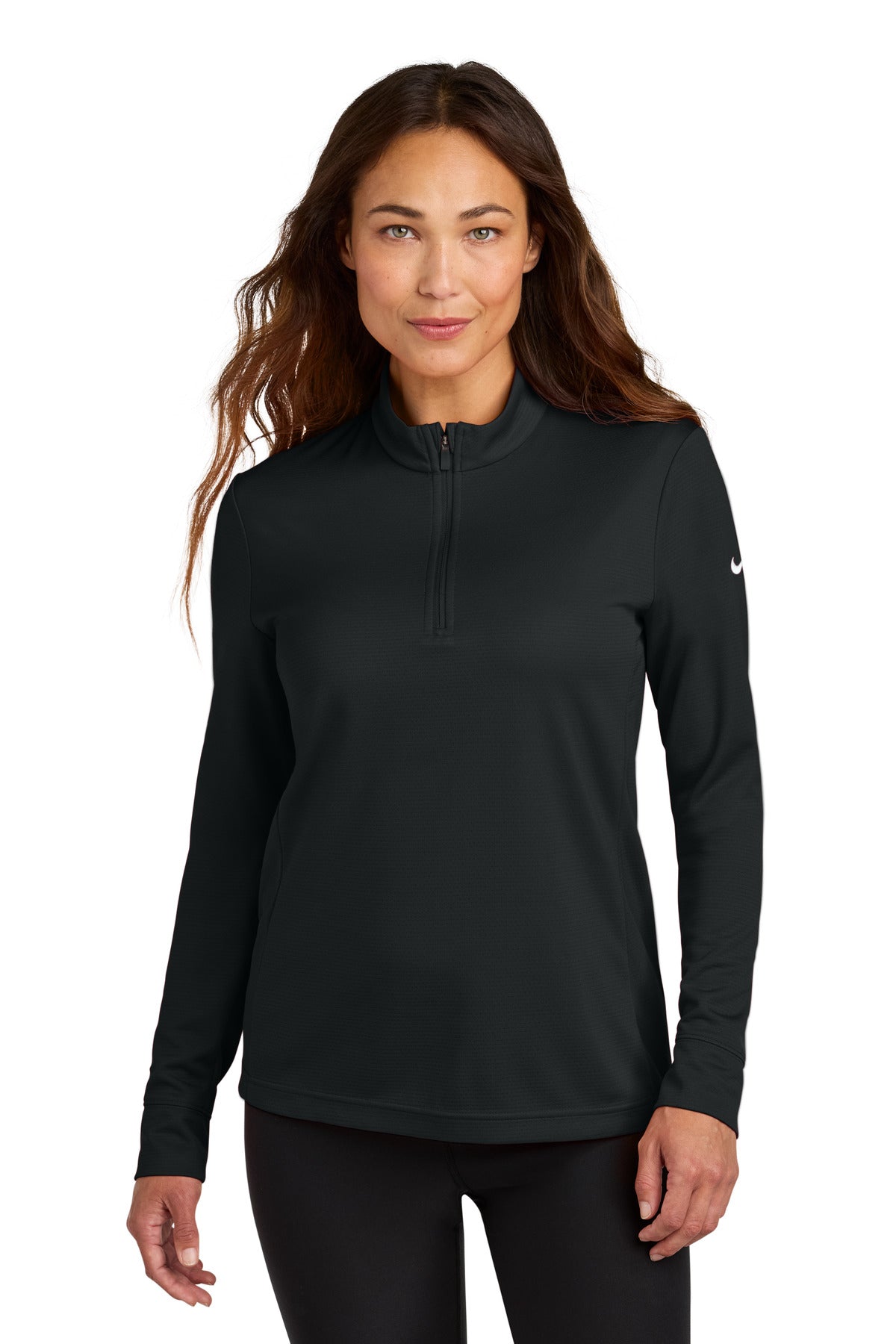 Nike Women's Essential 1/2-Zip Cover-Up - Black