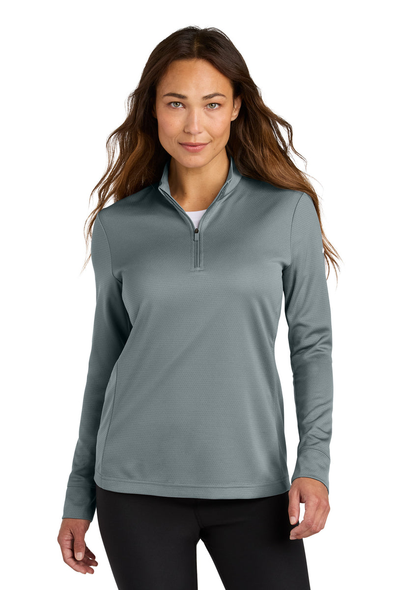 Nike Women's Essential 1/2-Zip Cover-Up - Cool Grey
