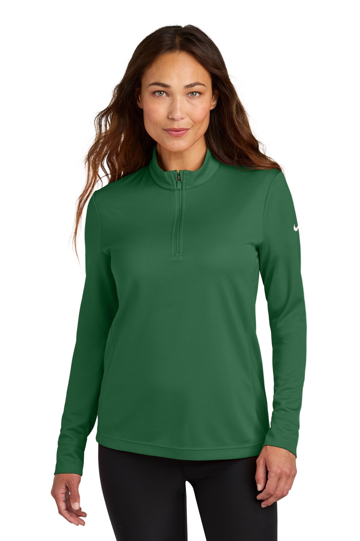Nike Women's Essential 1/2-Zip Cover-Up - Gorge Green