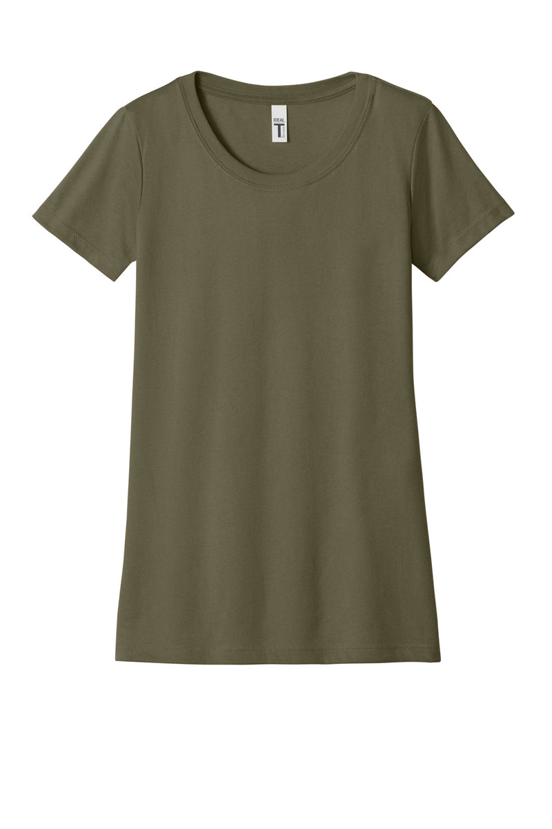 Next Level Apparel Women's Ideal Tee - Military Green
