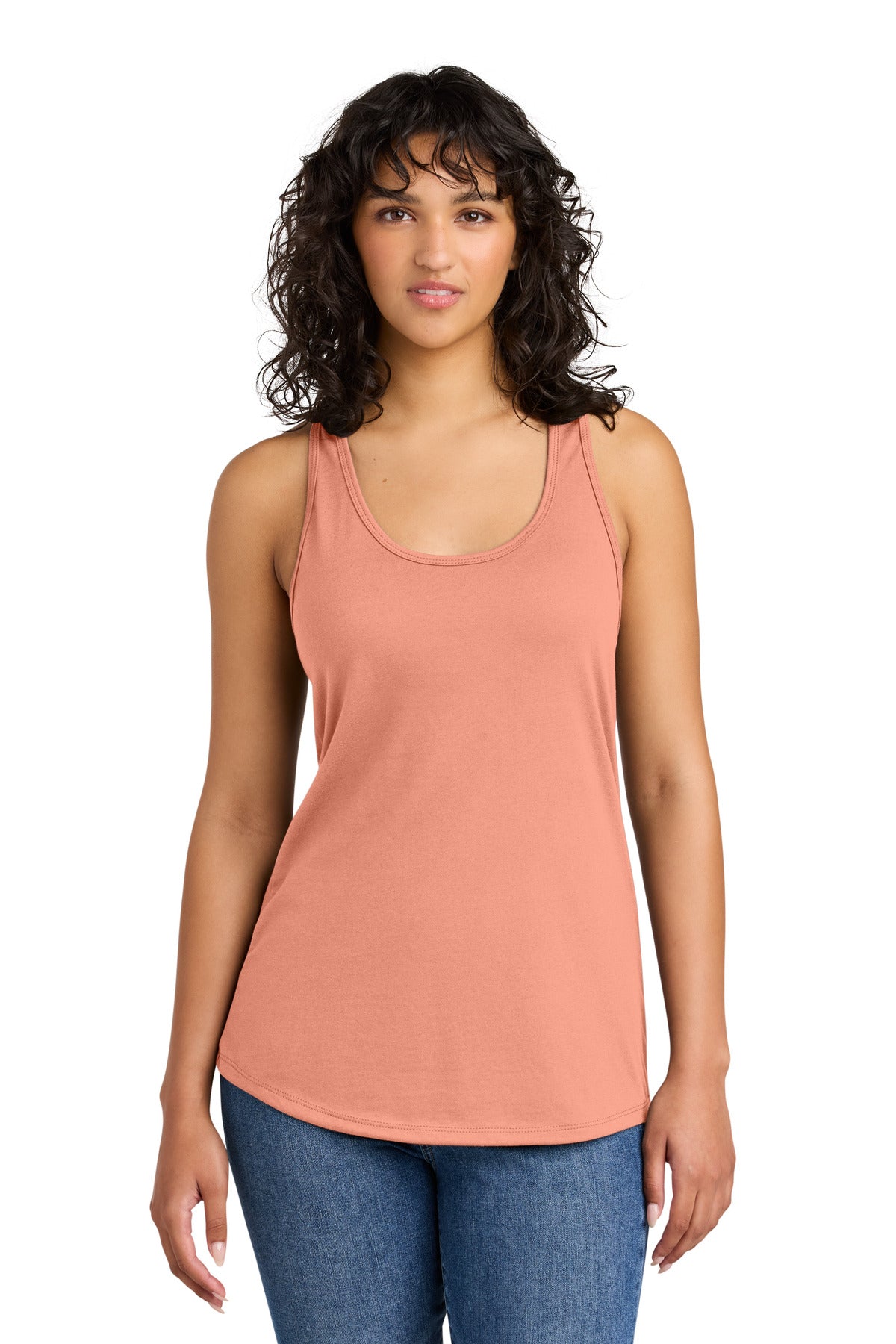 Next Level Apparel Women's Ideal Racerback Tank - Light Orange