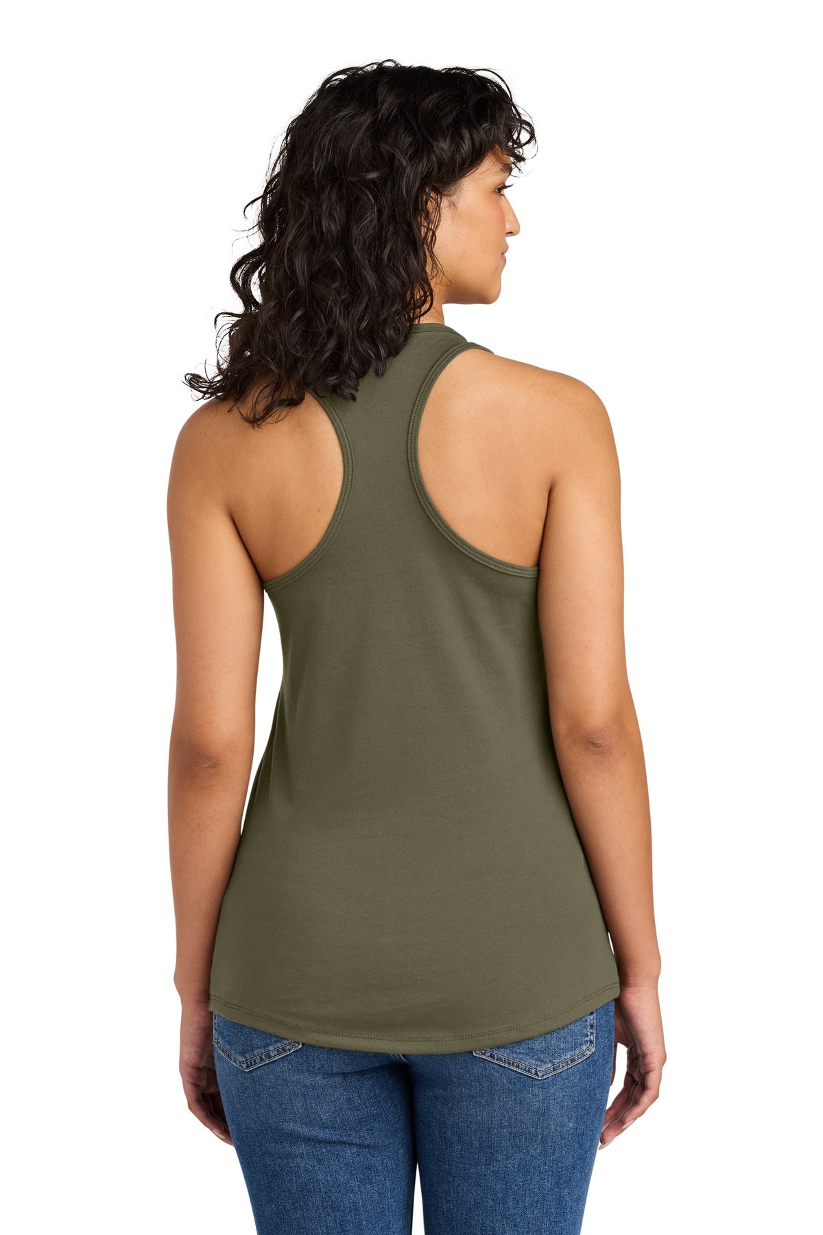 Next Level Apparel Women's Ideal Racerback Tank - Military Green
