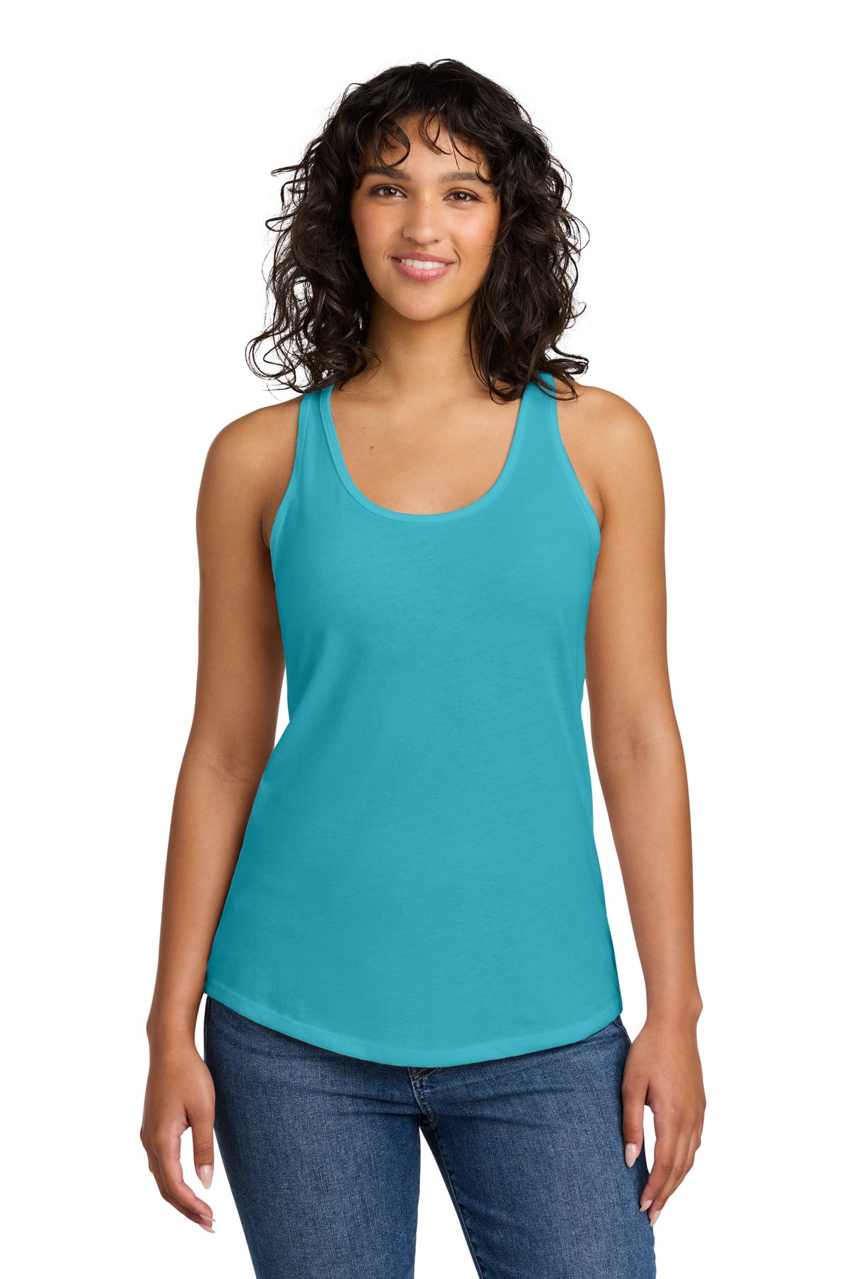 Next Level Apparel Women's Ideal Racerback Tank - Tahiti Blue