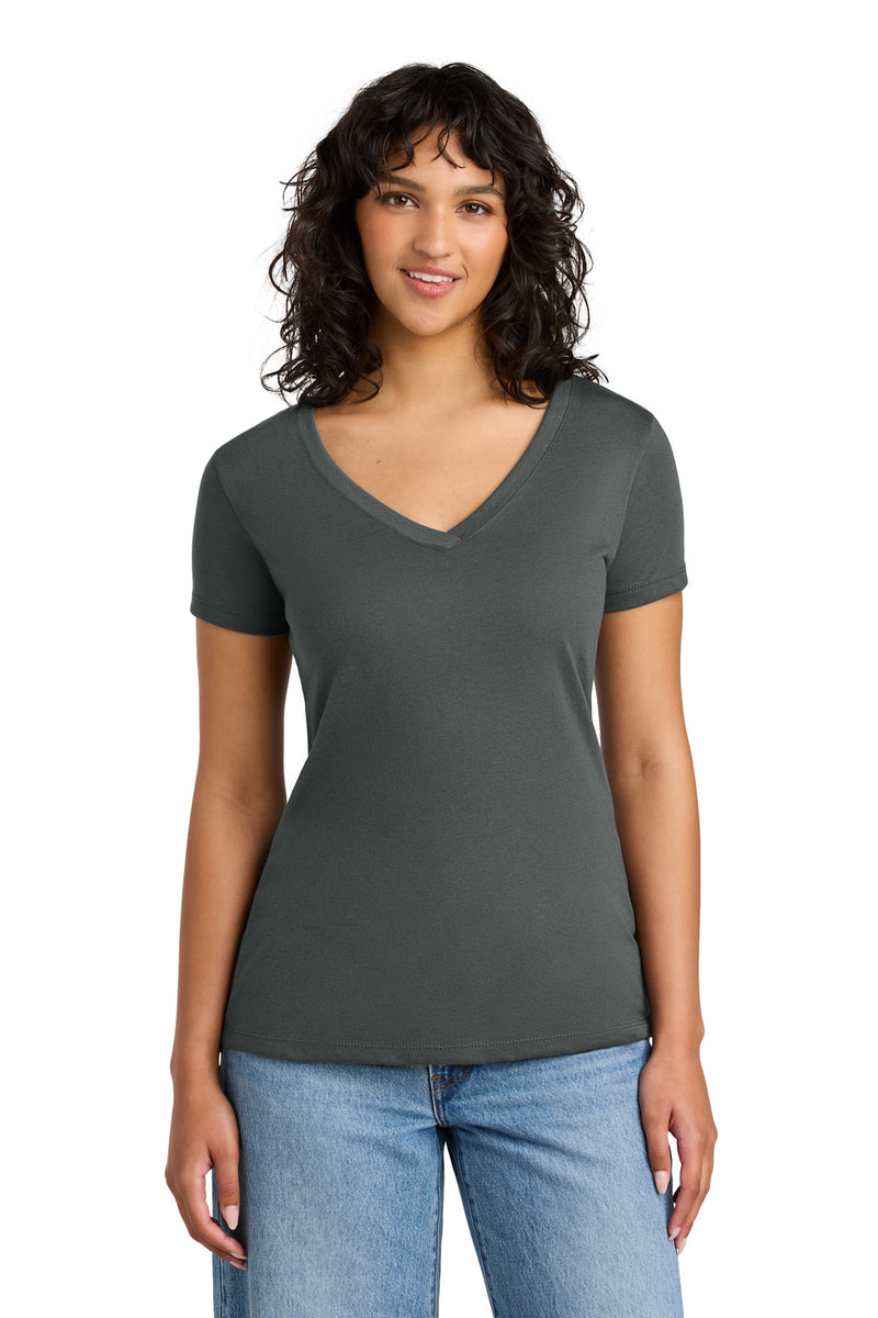 Next Level Apparel Women's Ideal V-Neck Tee - Dark Gray