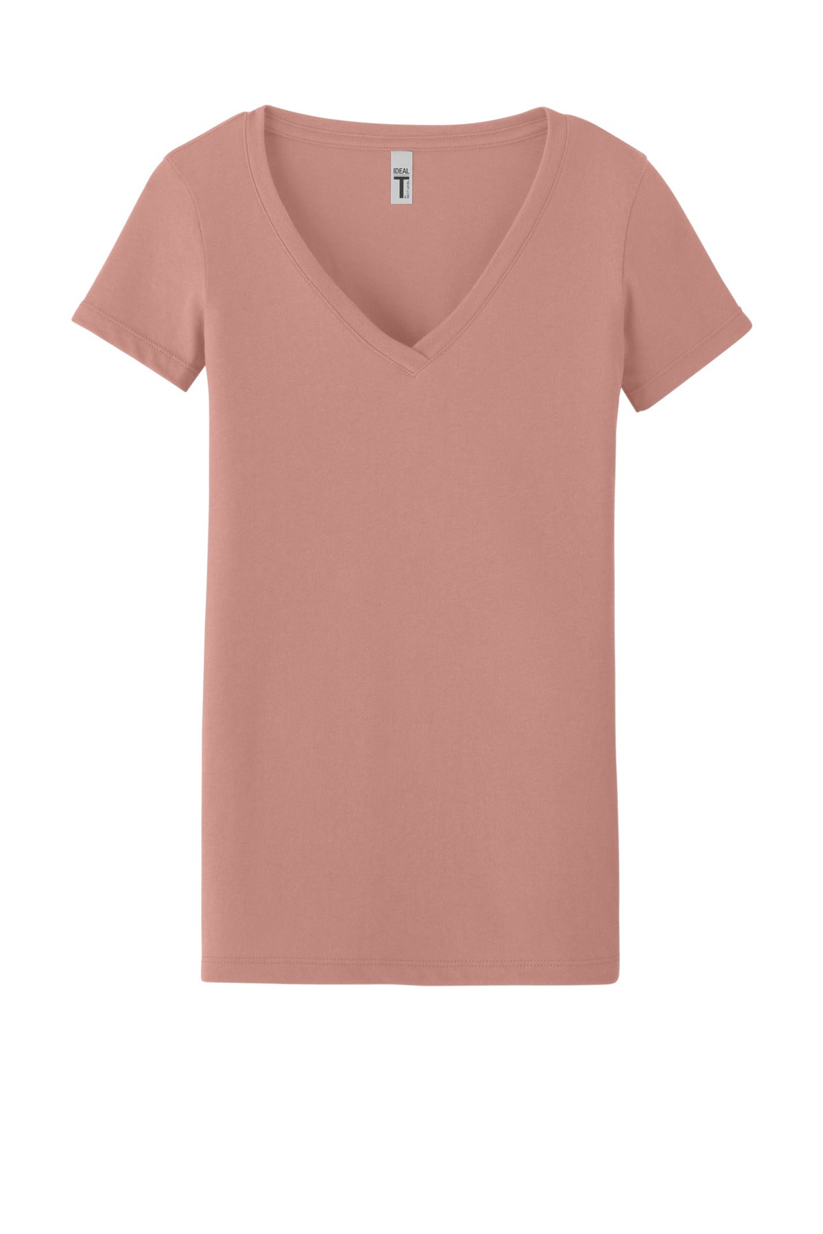 Next Level Apparel Women's Ideal V-Neck Tee - Desert Pink