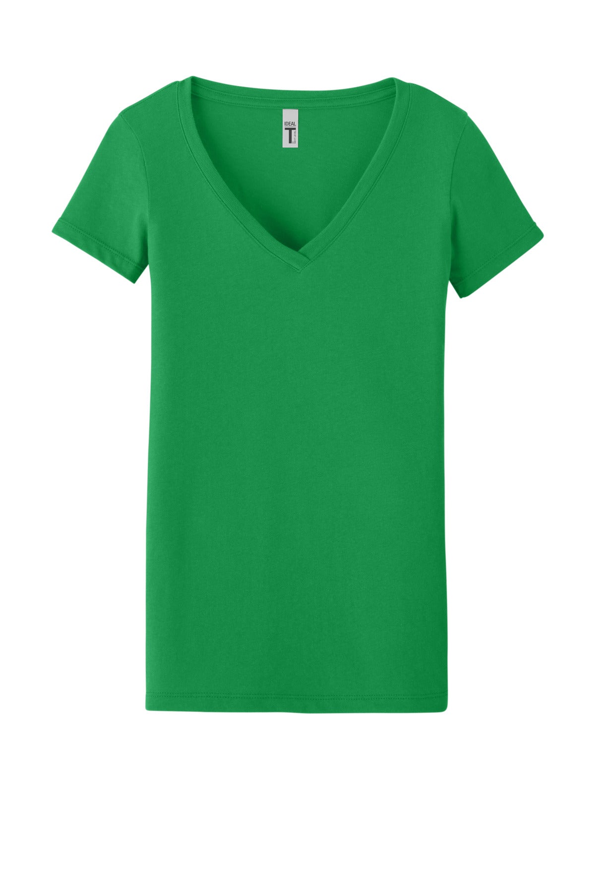 Next Level Apparel Women's Ideal V-Neck Tee - Kelly Green