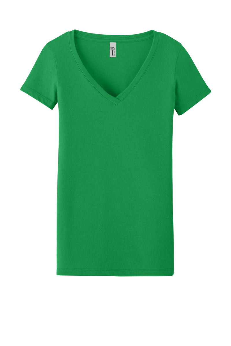 Next Level Apparel Women's Ideal V-Neck Tee - Kelly Green