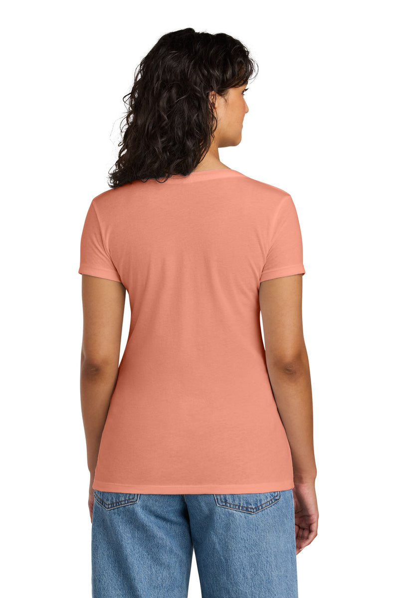 Next Level Apparel Women's Ideal V-Neck Tee - Light Orange
