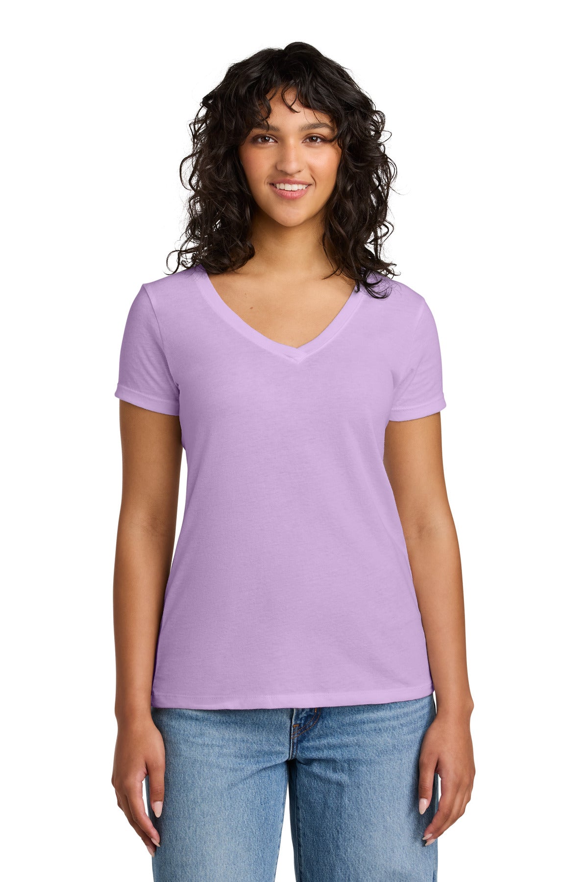 Next Level Apparel Women's Ideal V-Neck Tee - Lilac
