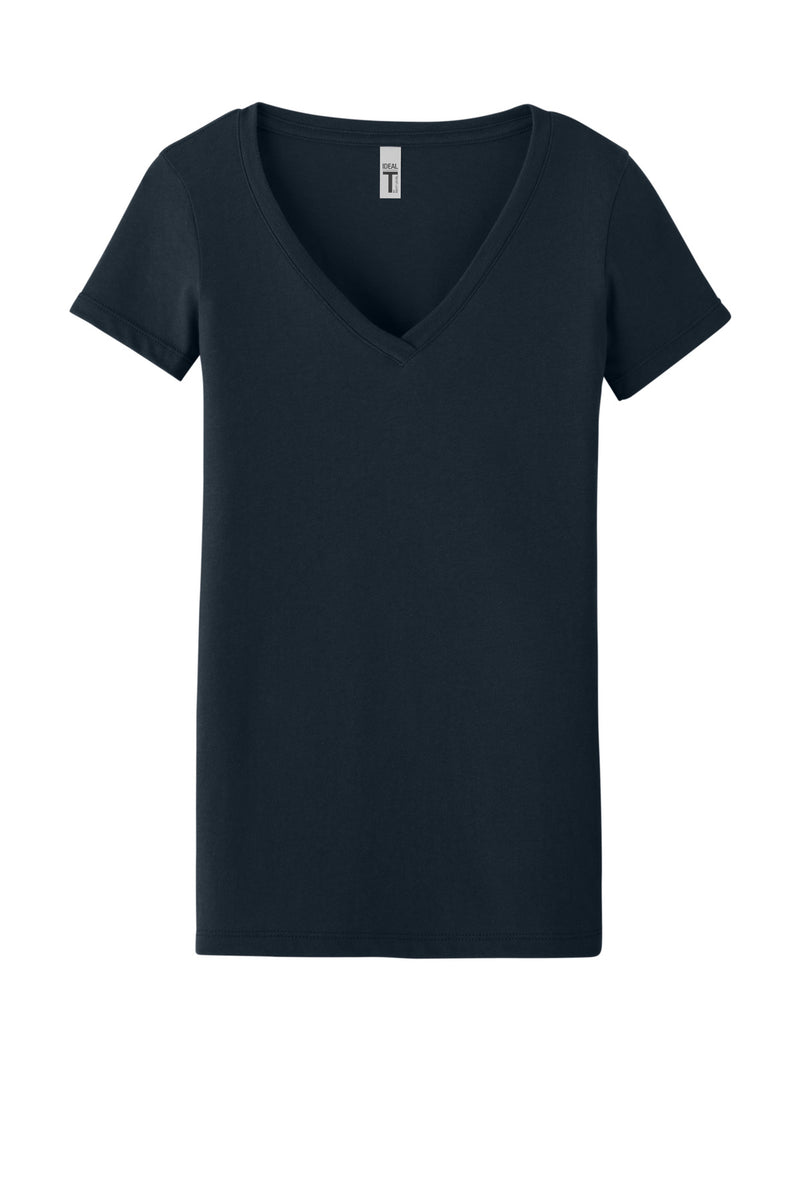 Next Level Apparel Women's Ideal V-Neck Tee - Midnight Navy