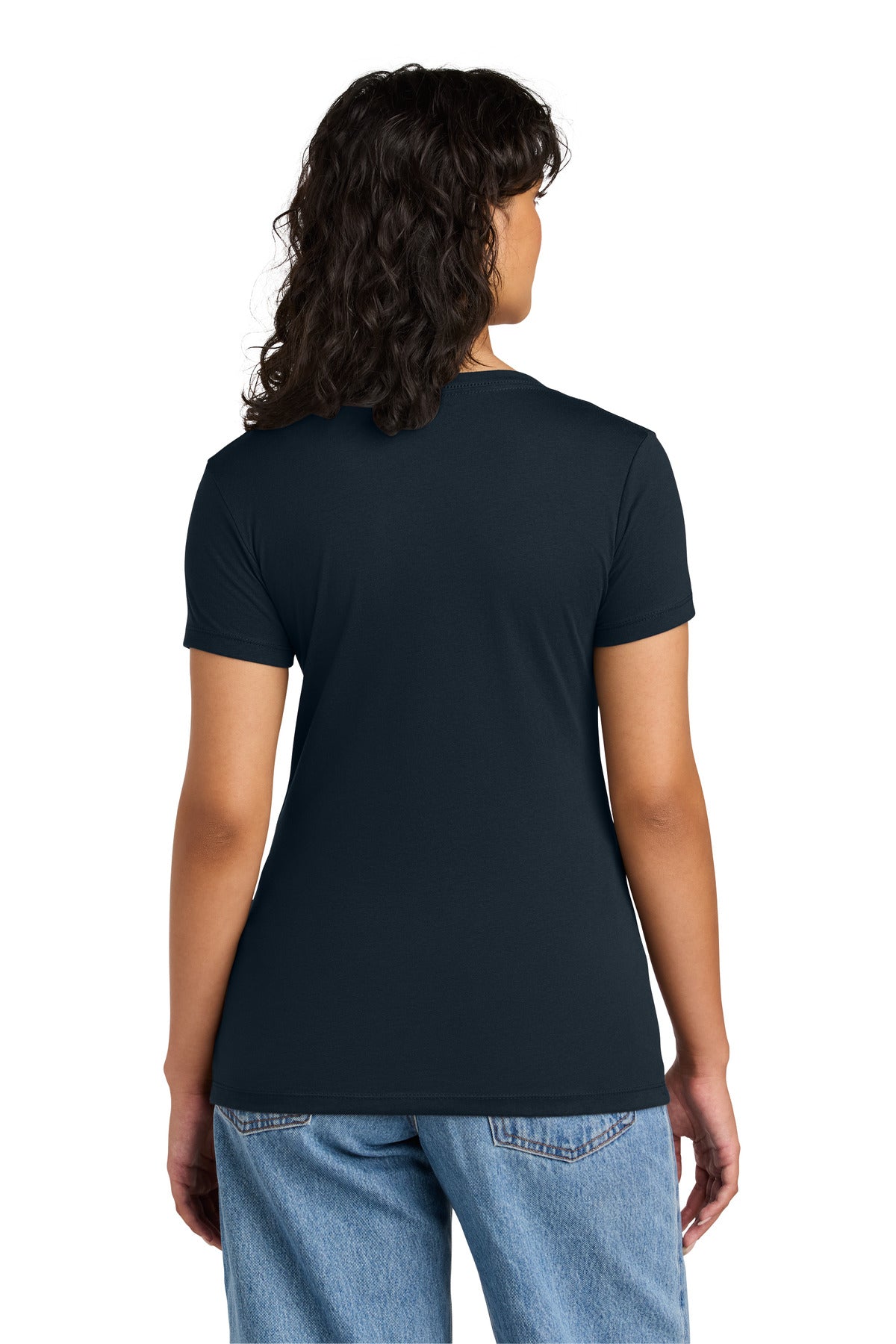 Next Level Apparel Women's Ideal V-Neck Tee - Midnight Navy
