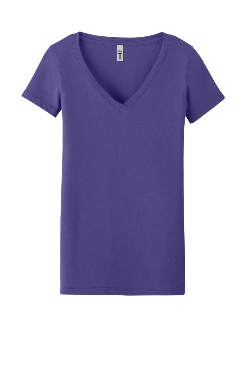 Next Level Apparel Women's Ideal V-Neck Tee - Purple Rush