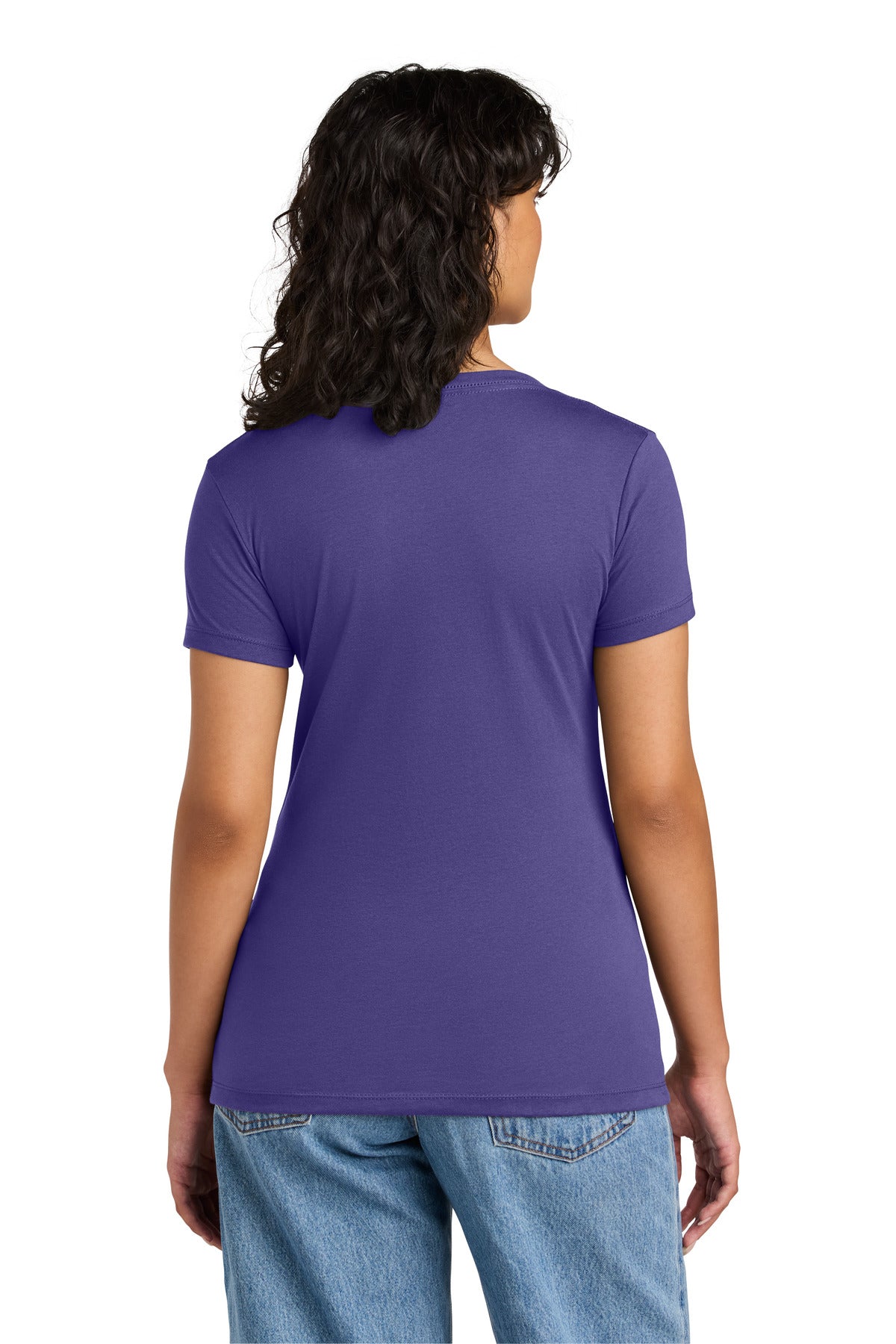 Next Level Apparel Women's Ideal V-Neck Tee - Purple Rush