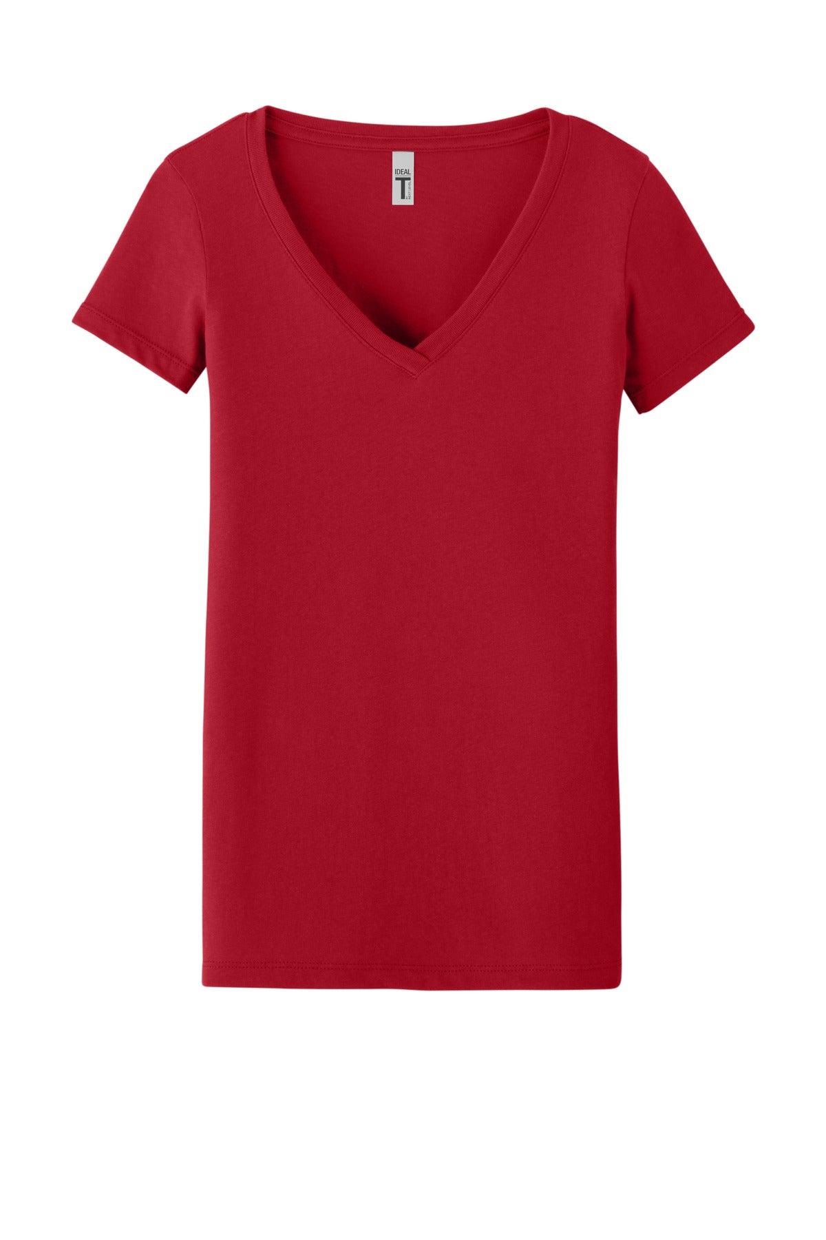 Next Level Apparel Women's Ideal V-Neck Tee - Red