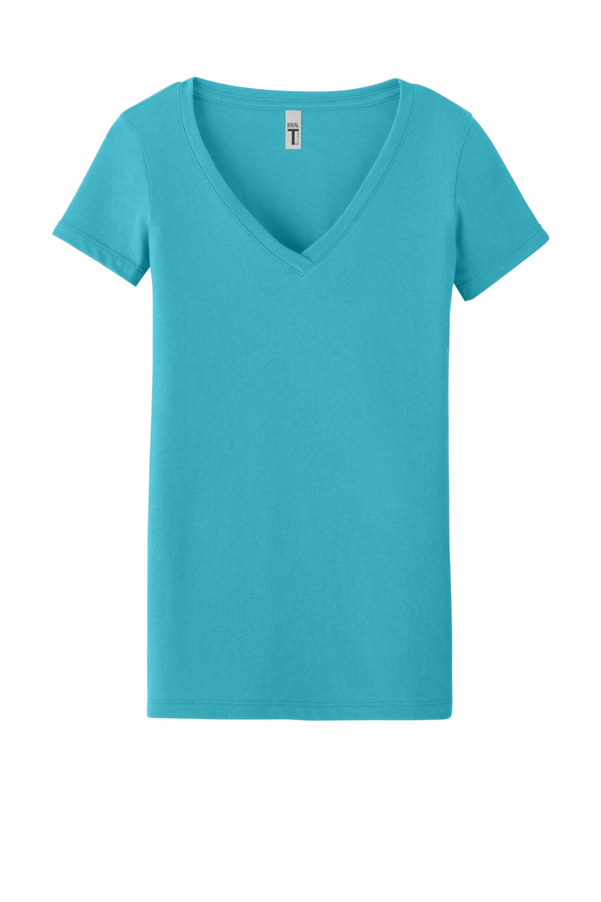 Next Level Apparel Women's Ideal V-Neck Tee - Tahiti Blue