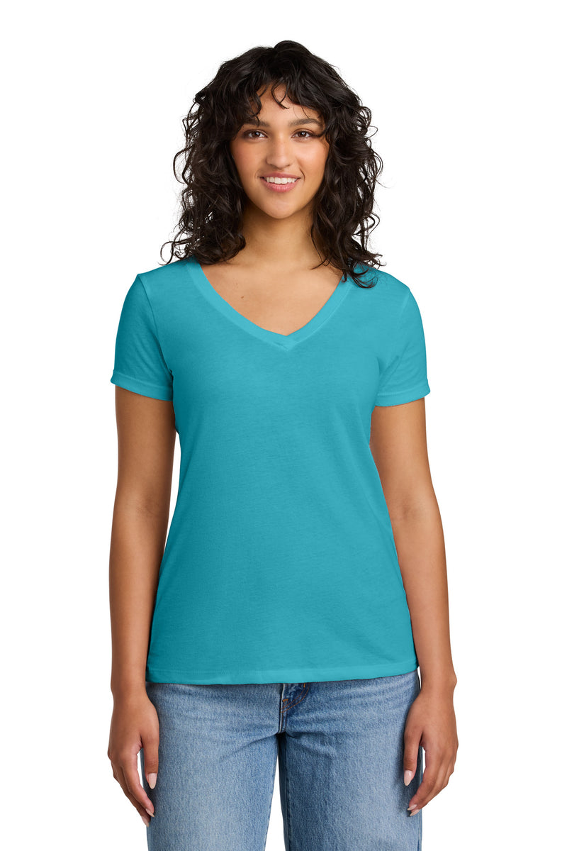 Next Level Apparel Women's Ideal V-Neck Tee - Tahiti Blue