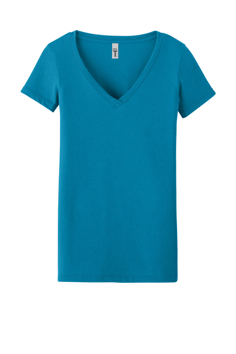 Next Level Apparel Women's Ideal V-Neck Tee - Turquoise