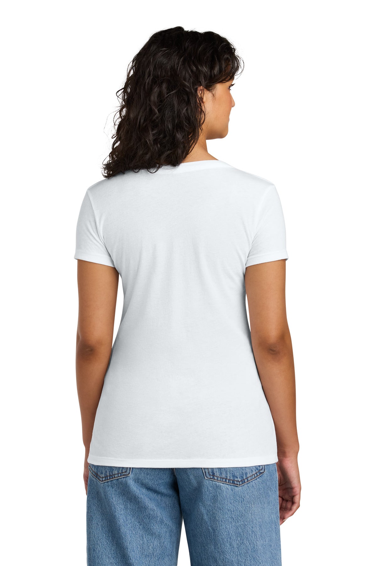 Next Level Apparel Women's Ideal V-Neck Tee - White