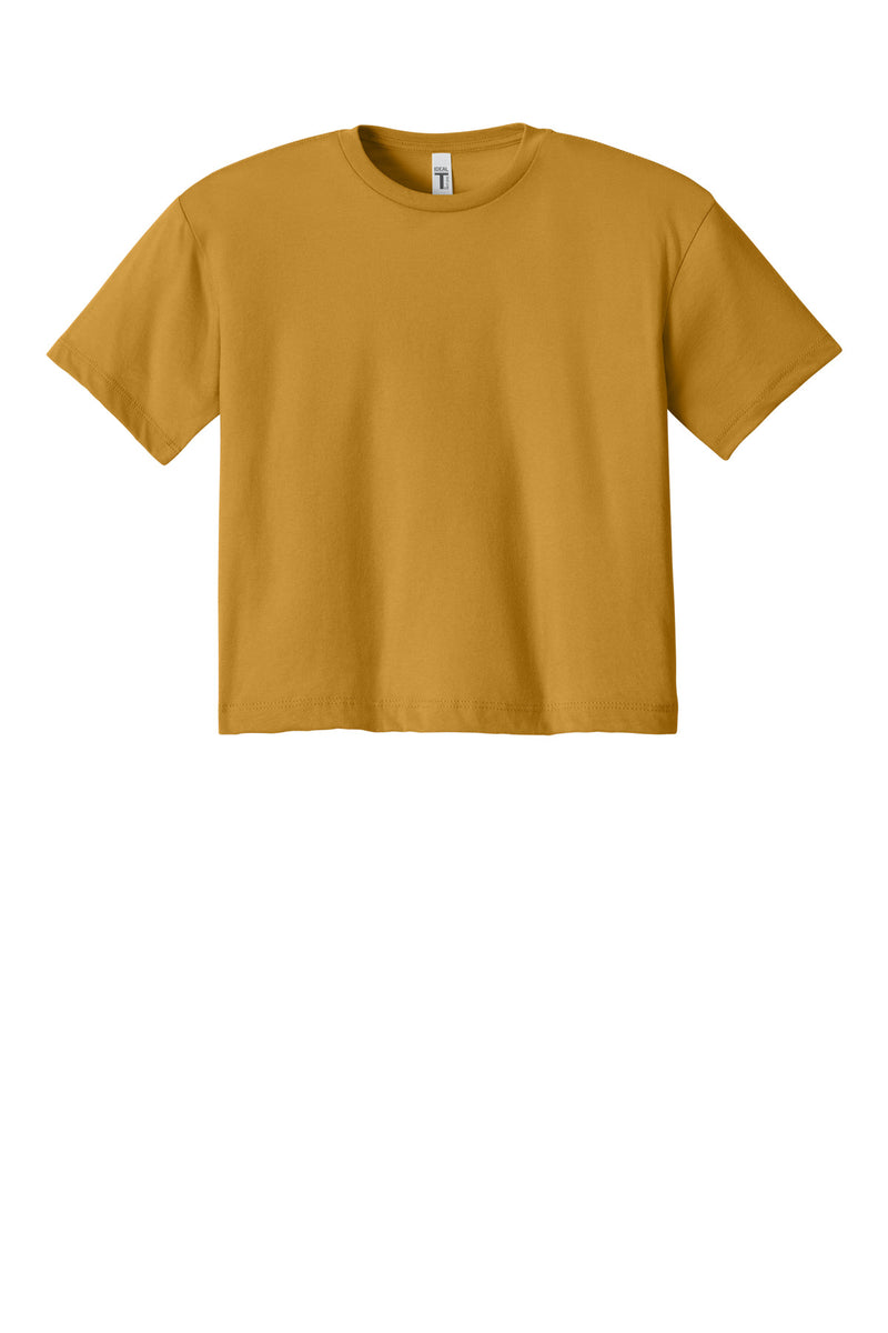 Next Level Apparel Women's Ideal Crop Top - Antique Gold