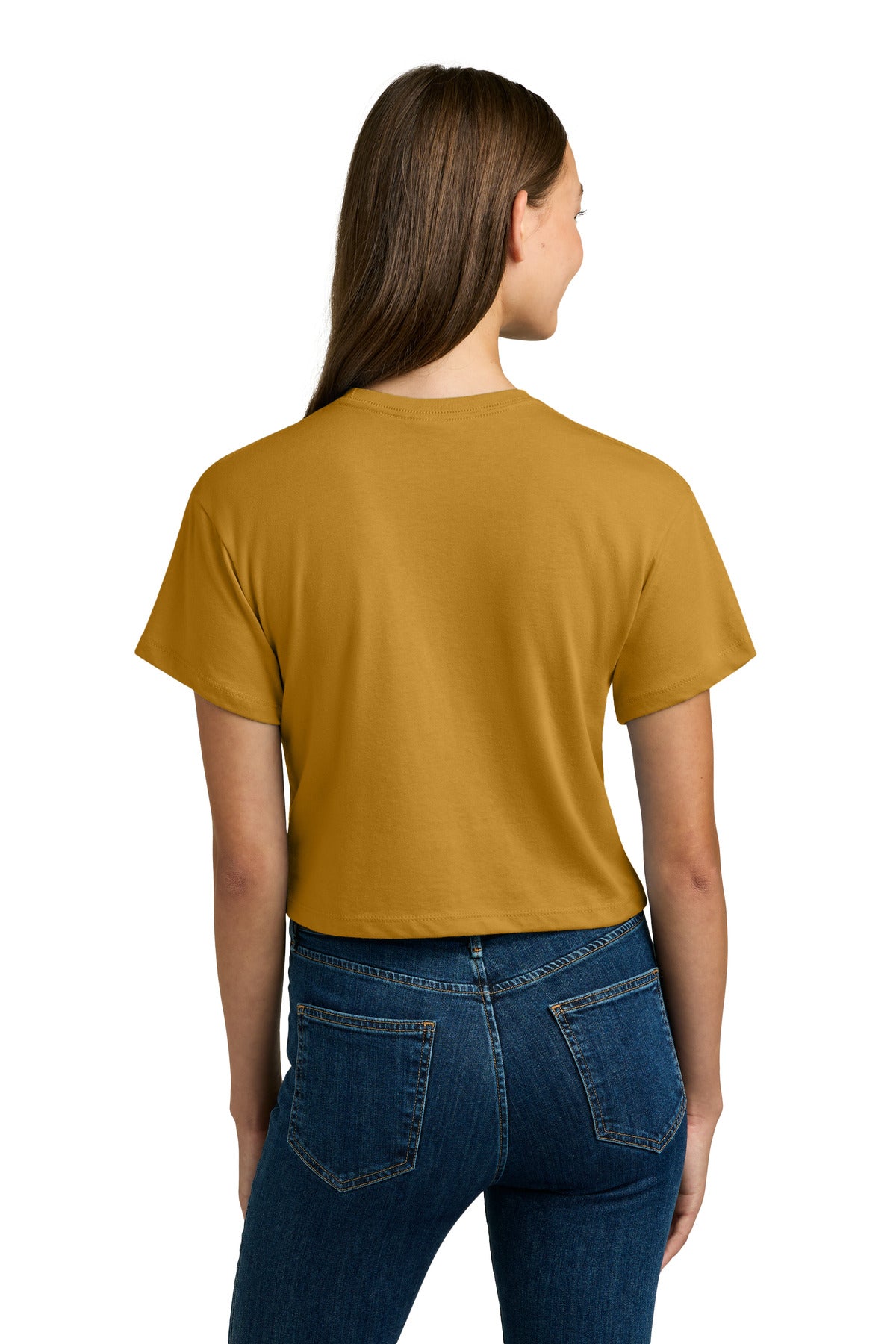 Next Level Apparel Women's Ideal Crop Top - Antique Gold