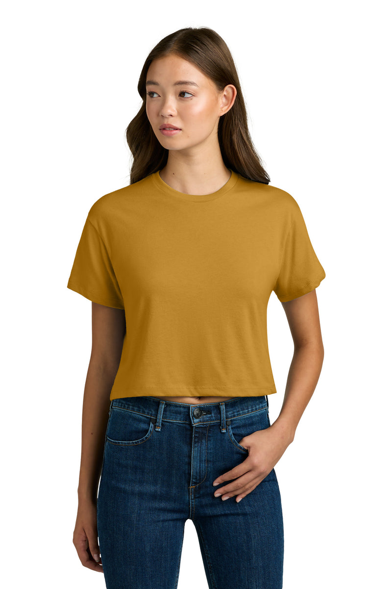 Next Level Apparel Women's Ideal Crop Top - Antique Gold
