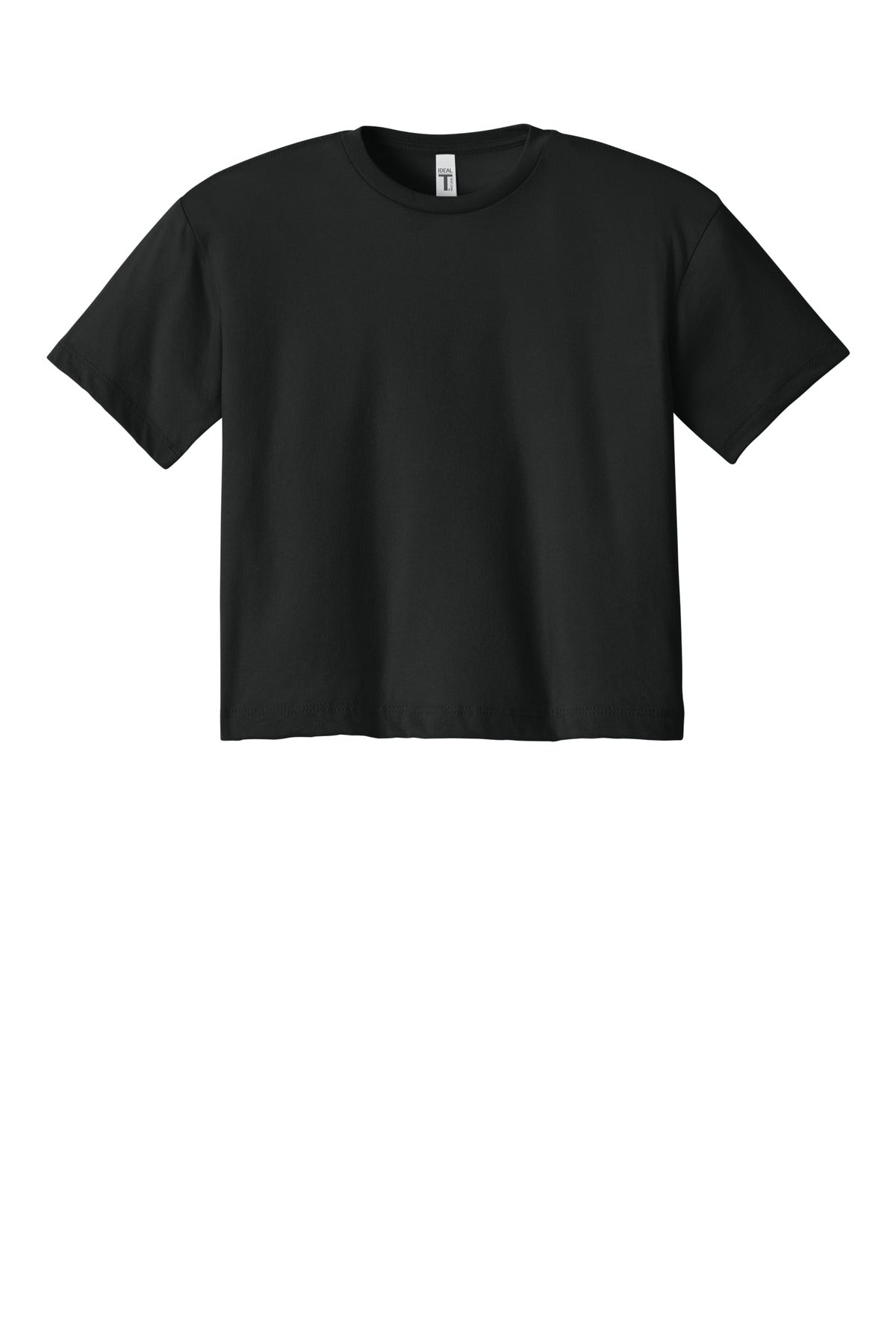 Next Level Apparel Women's Ideal Crop Top - Black