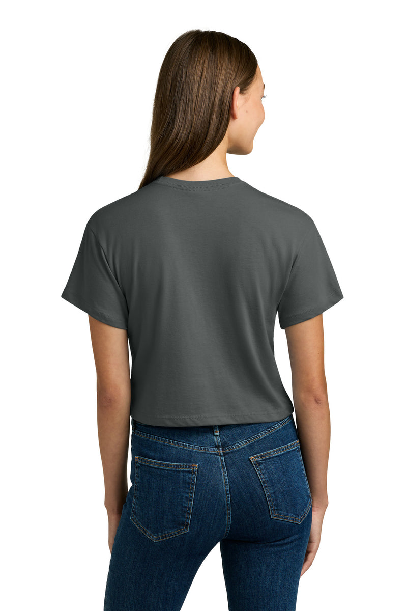 Next Level Apparel Women's Ideal Crop Top - Dark Gray
