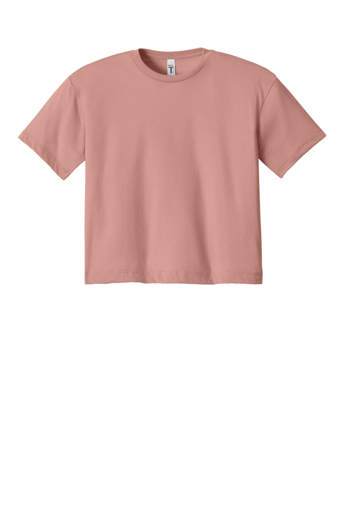 Next Level Apparel Women's Ideal Crop Top - Desert Pink