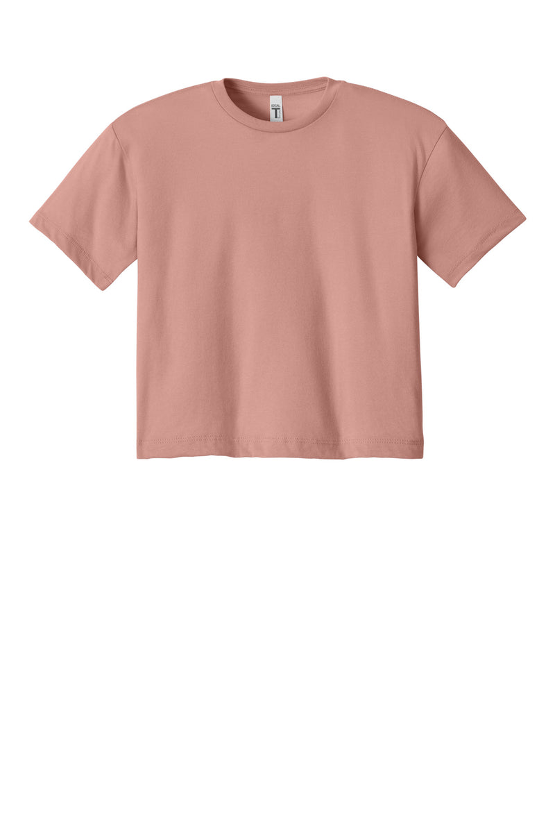 Next Level Apparel Women's Ideal Crop Top - Desert Pink