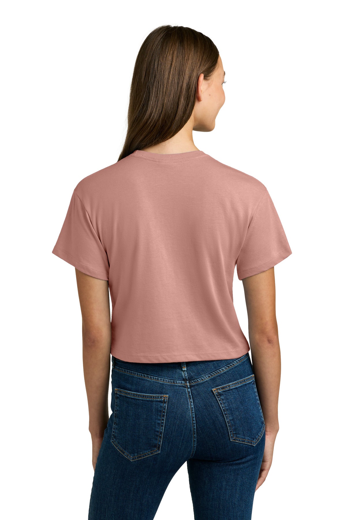 Next Level Apparel Women's Ideal Crop Top - Desert Pink