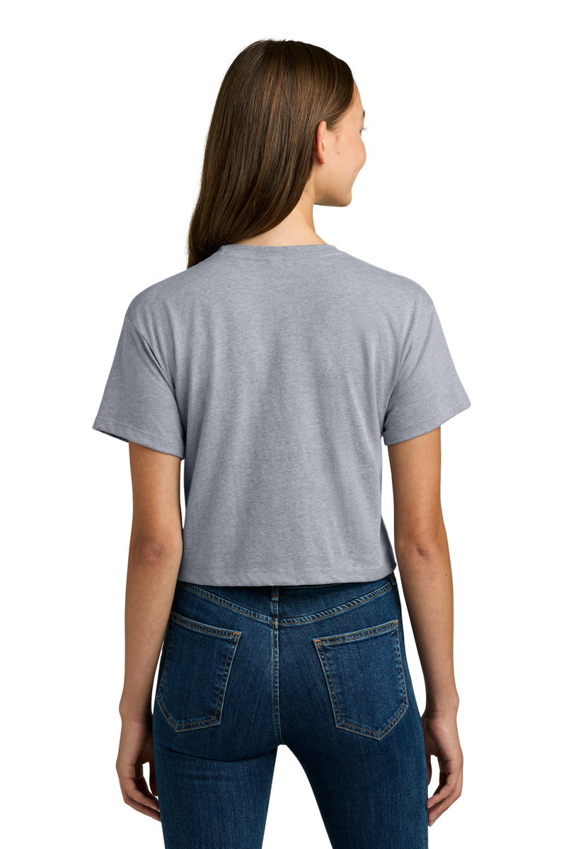 Next Level Apparel Women's Ideal Crop Top - Heather Gray