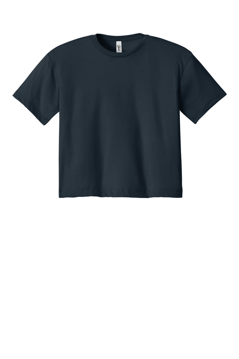 Next Level Apparel Women's Ideal Crop Top - Midnight Navy