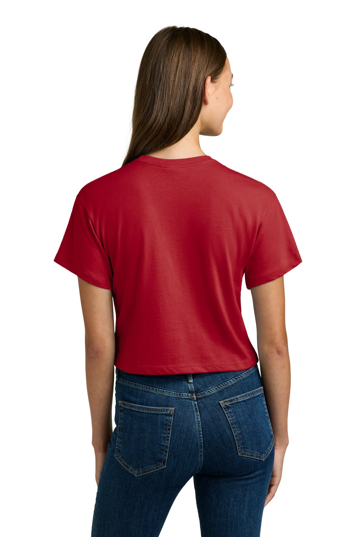 Next Level Apparel Women's Ideal Crop Top - Red