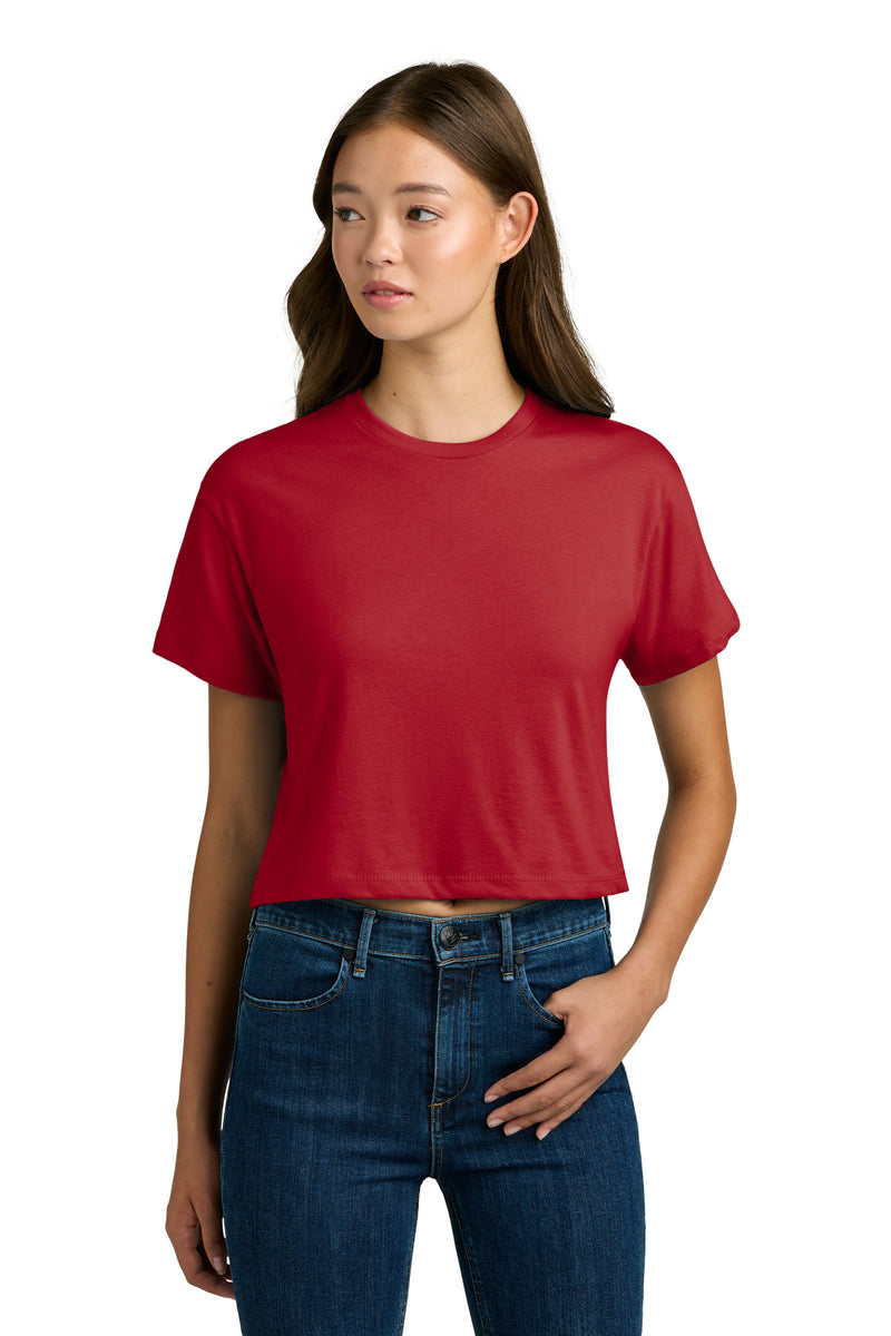 Next Level Apparel Women's Ideal Crop Top - Red